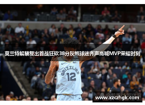 莫兰特解禁复出首战狂砍38分灰熊球迷齐声高喊MVP荣耀时刻